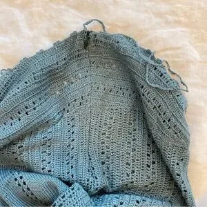 Rachel Comey | Dresses | Rachel Comey Blue Crochet Knit Dress Size S |  Poshmark